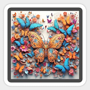 Message from butterflies Sticker